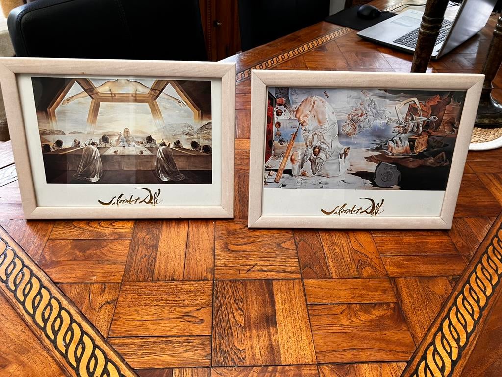 Salvador Dali  poster in lijst, Ophalen of Verzenden