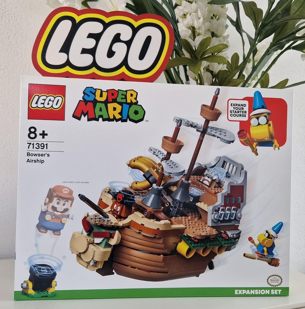 Lego Super Mario 71391 Bowser's Airship, Overige thema's, Lego, Nieuw, Ophalen of Verzenden