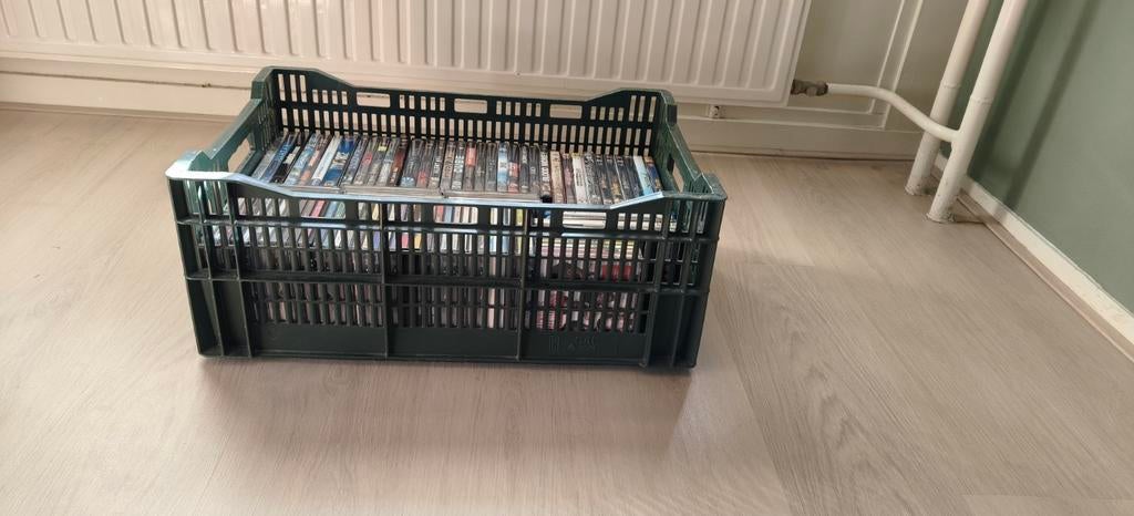 Krat vol met dvd, Blu ray en muziek cd, Ophalen of Verzenden, Gebruikt, Muziek en Concerten