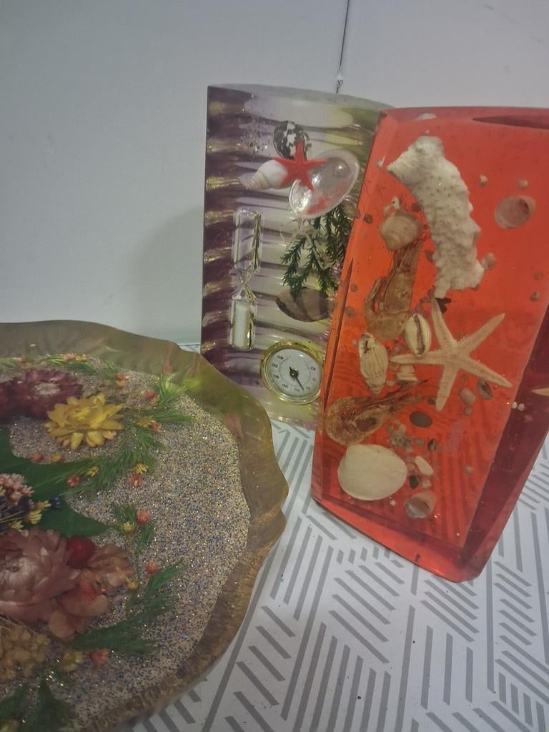 Set vintage lucite, ., Ophalen of Verzenden, Zo goed als nieuw, .