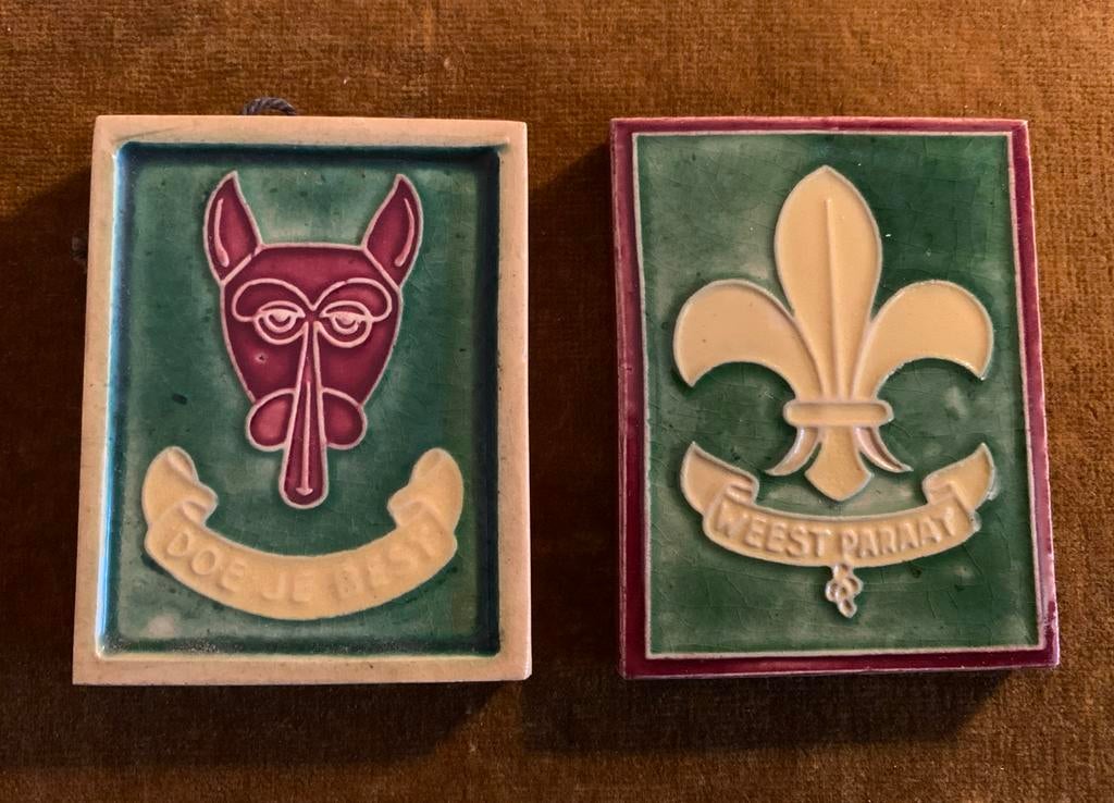 Westraven tegeltjes Scouting, Verzamelen, Ophalen of Verzenden, Gebruikt, Overige typen