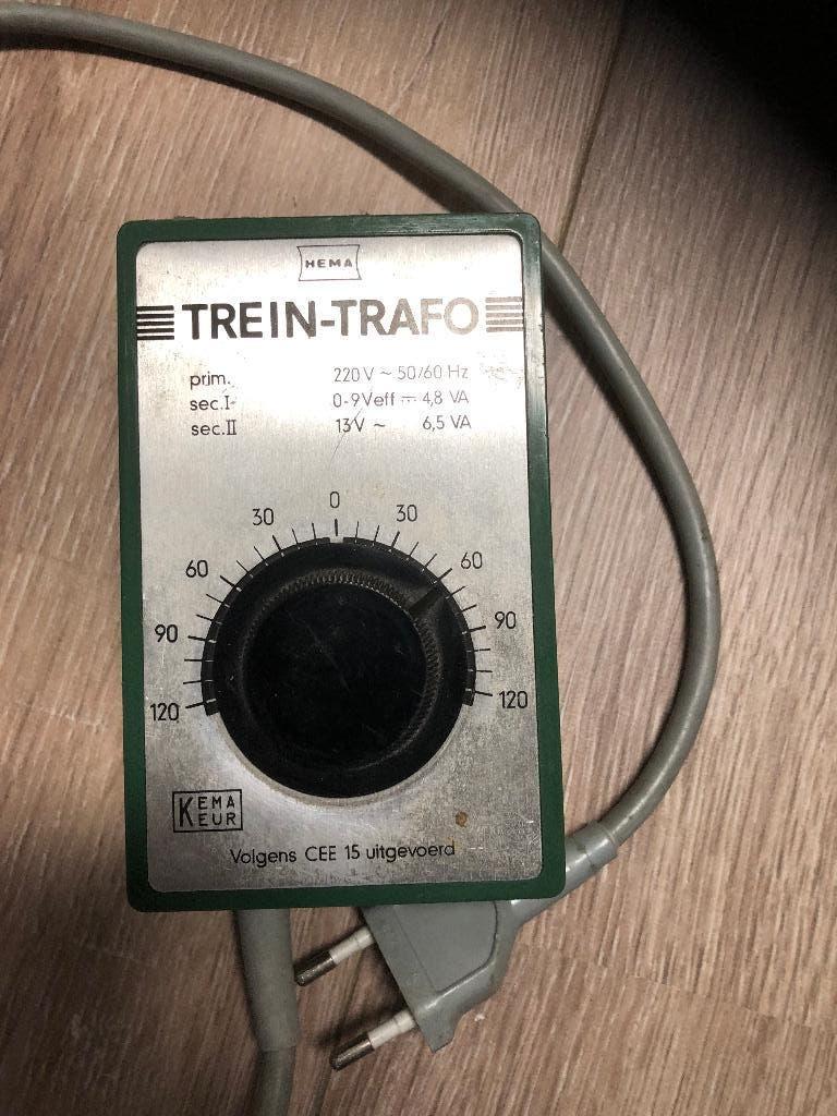 hema trafo, Hobby en Vrije tijd, Modeltreinen | N-Spoor, Overige merken, Transformator of Voeding, Gebruikt, Gelijkstroom