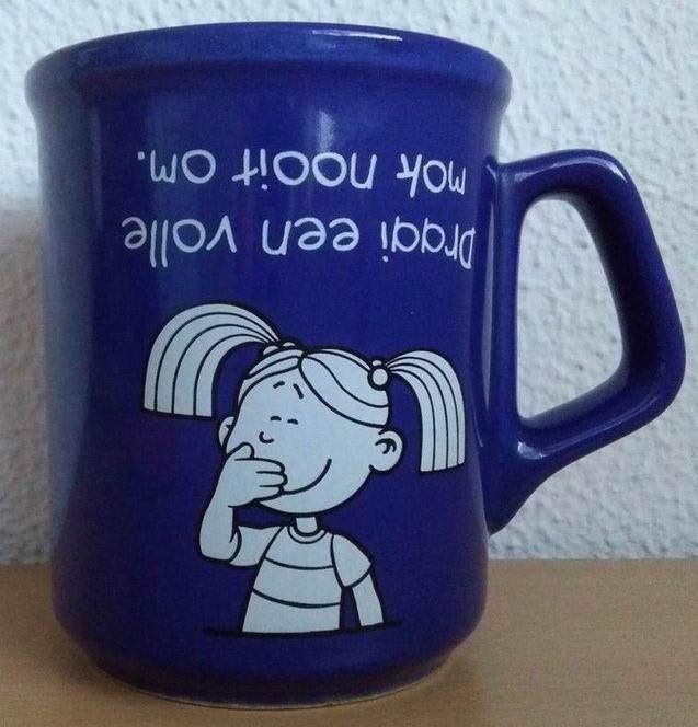 Mok (Blue Band) - 1999, Gebruikt, Ophalen of Verzenden, Overige stijlen, Kop(pen) en/of Schotel(s)