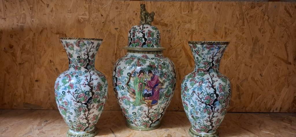 Hubert Bequet Quaregnon - Chinoiserie stij, Ophalen