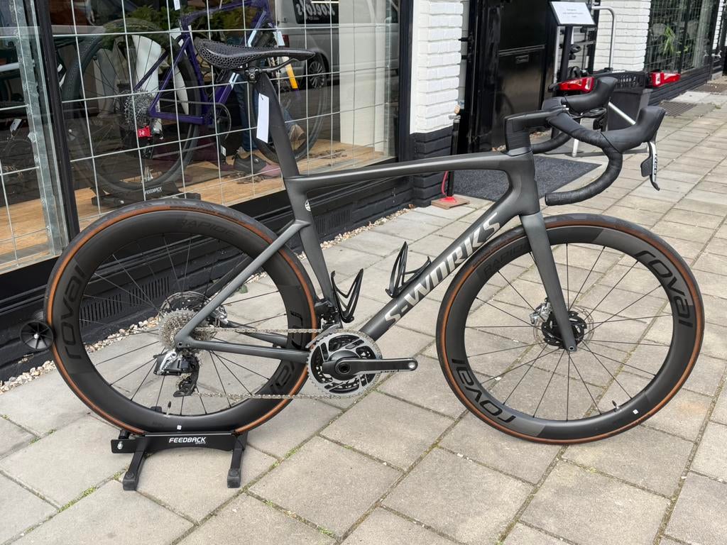 Specialized S-Works Tarmac | Maat 56 | Bikefit sevice, Fietsen en Brommers, Fietsen | Racefietsen, Carbon, Zo goed als nieuw, 57 tot 61 cm