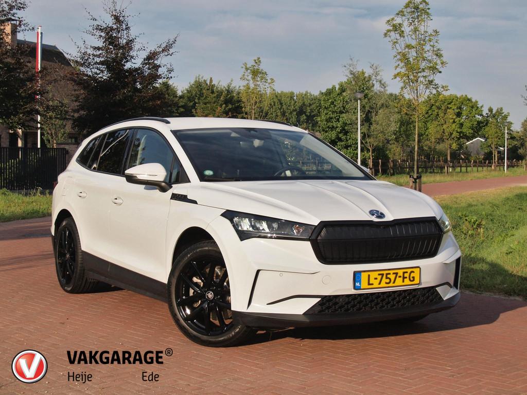 Skoda Enyaq iV 80 | Camera | Apple Carplay | Sfeerverlichtin, Gebruikt, 80 kWh, Wit, Origineel Nederlands