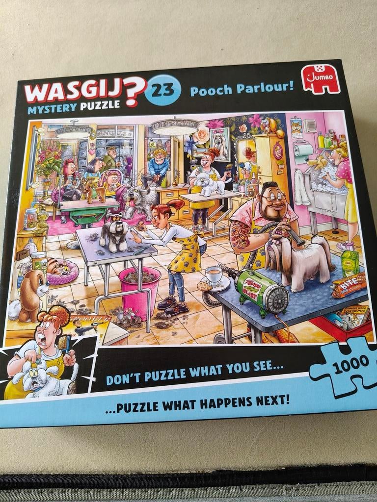 Wasgij puzzel nr 23, Ophalen, 500 t/m 1500 stukjes, Zo goed als nieuw, Legpuzzel
