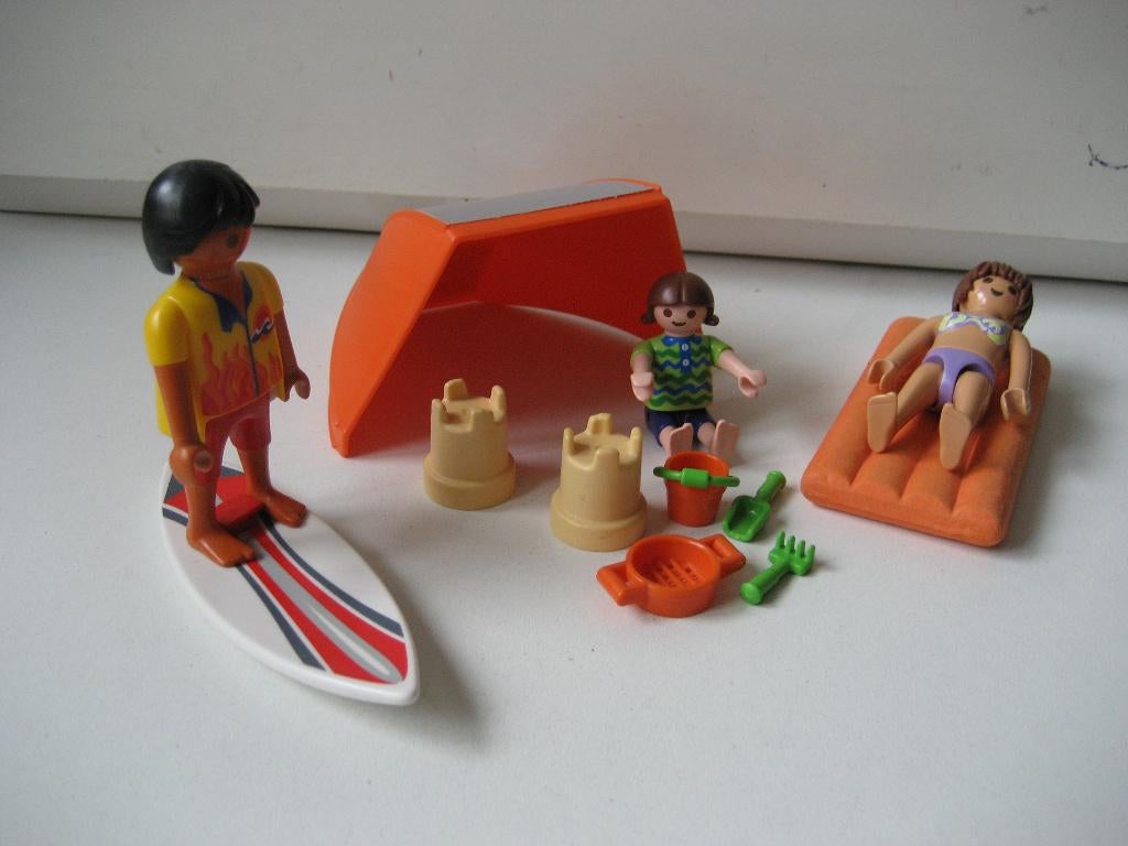 playmobil strandgasten familie, Ophalen of Verzenden, Zo goed als nieuw