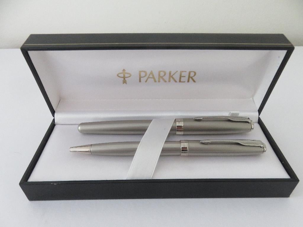 Duoset Parker Sonnet CT : balpen en vulpen., Ophalen of Verzenden, Nieuw, Pennenset, Parker