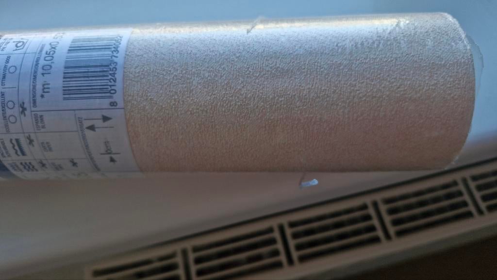 3 rollen behang - O.M.O. Allcoverings (10,05x0,53m), Ophalen, 10 tot 25 m², Bruin, Modern, Gestructureerd