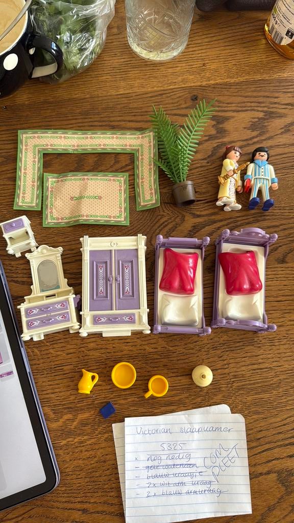 Playmobil Set 5325 – Victorian Slaapkamer (zeldzaam), Ophalen of Verzenden, Zo goed als nieuw