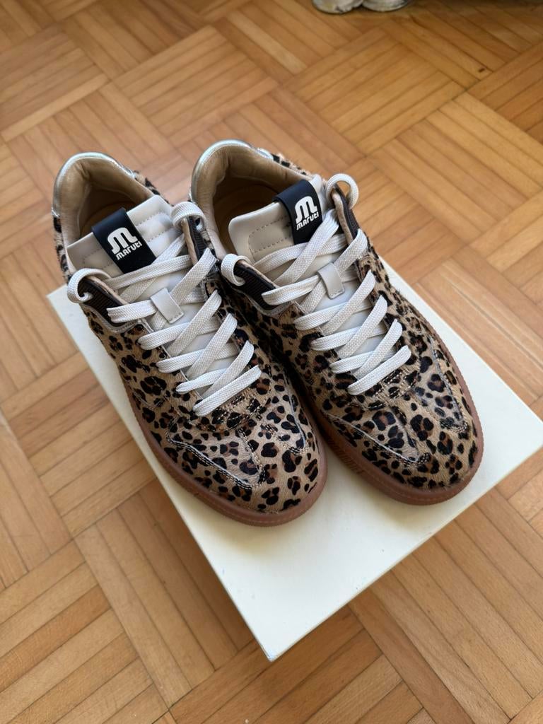 Maruti luipaard print sneaker, mt 39, nieuw, Beige, Nieuw, Ophalen of Verzenden, Sneakers of Gympen
