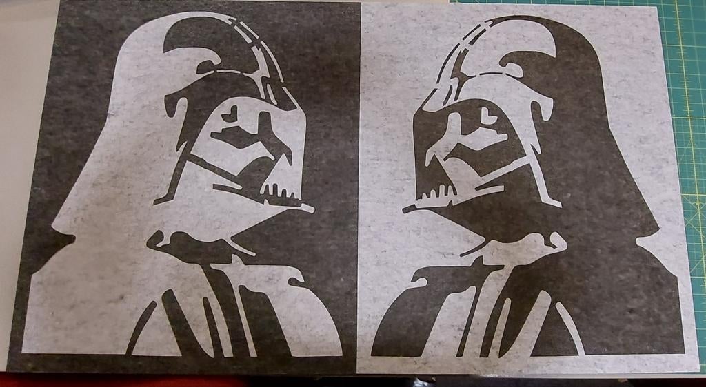 Vilt met Darth Vader patroon, Ophalen, Boek of Patroon