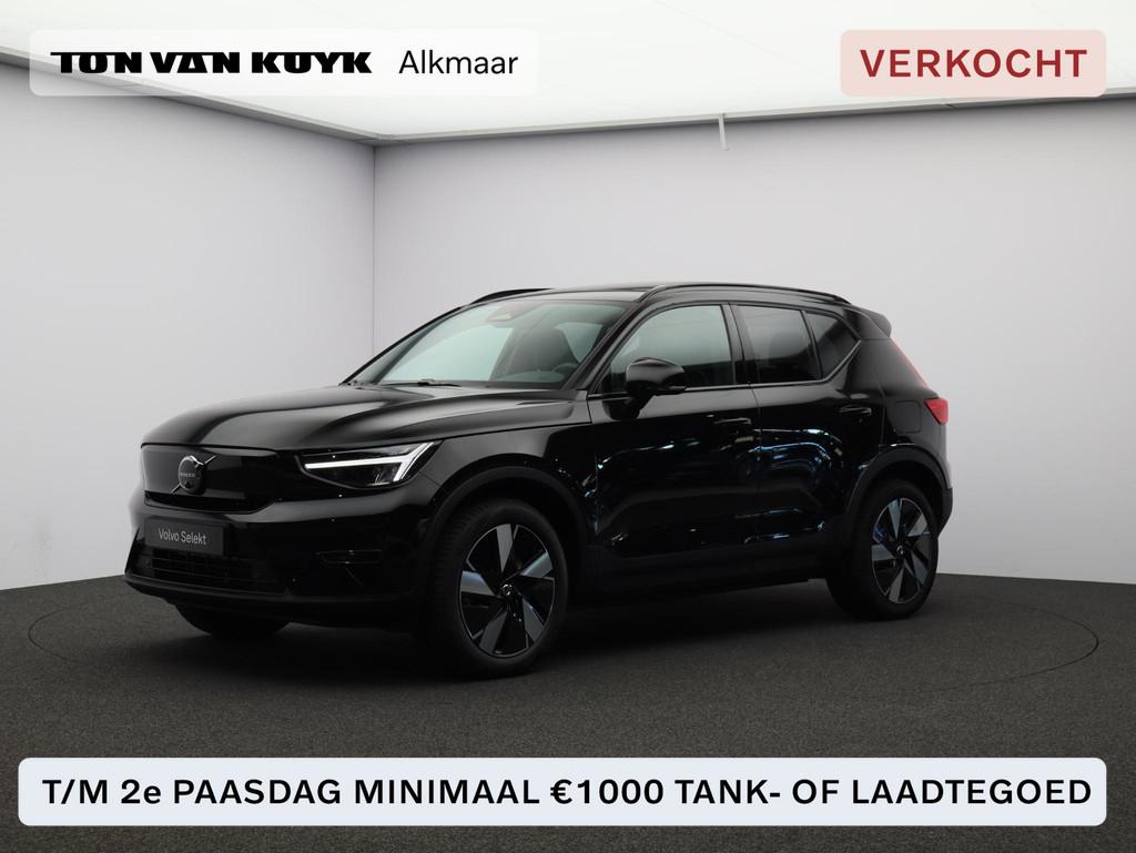 Volvo EX40 Single Motor Extended Range Ultra 82 kWh / Trekha, Automaat, Gebruikt, Zwart, Origineel Nederlands