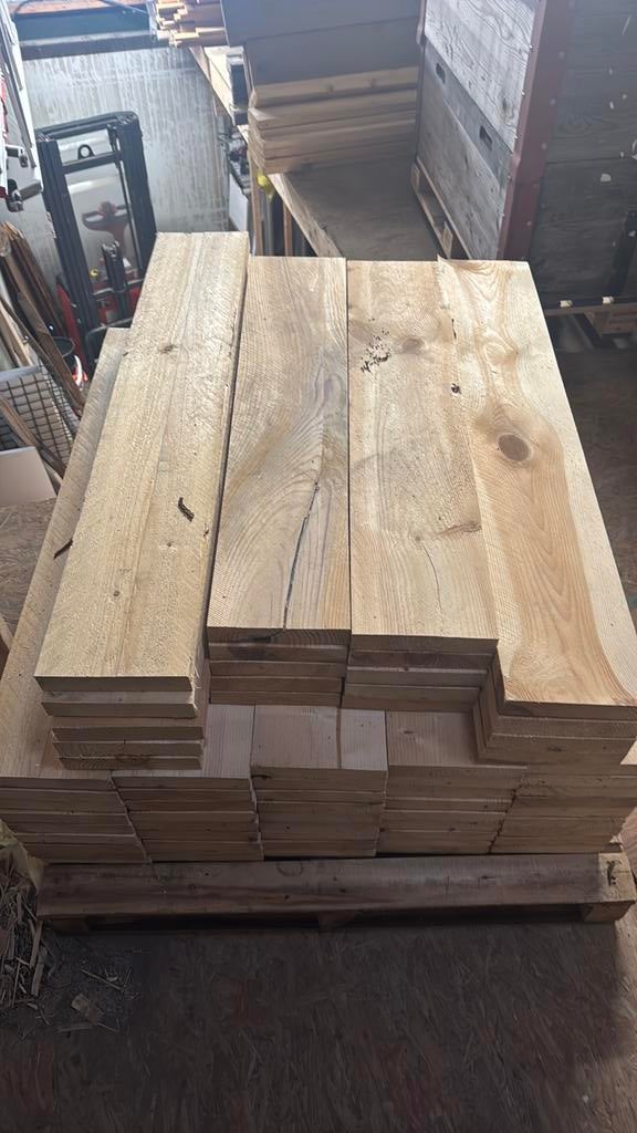 Partij grenen planken, Ophalen, Zo goed als nieuw, 250 cm of meer, Planken