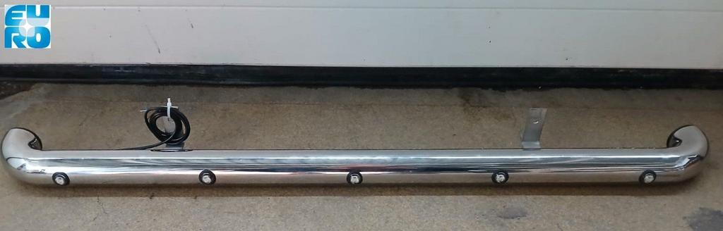 DAF XF 105/106 SC ZONNENKAP BEUGEL RVS GEPOLEERD MET 5 LED 0, -, Verlichting, -, Nieuw