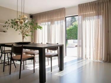 Gordijnen vermaken inkorten coupeuse naai-atelier Kesteren, 200 cm of meer, Beige, Nieuw, Ophalen of Verzenden