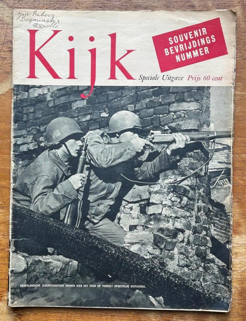 Kijk Tijdschrift - Oorlog en Bevrijdingsnummer, Ophalen of Verzenden, Gelezen, Overige typen