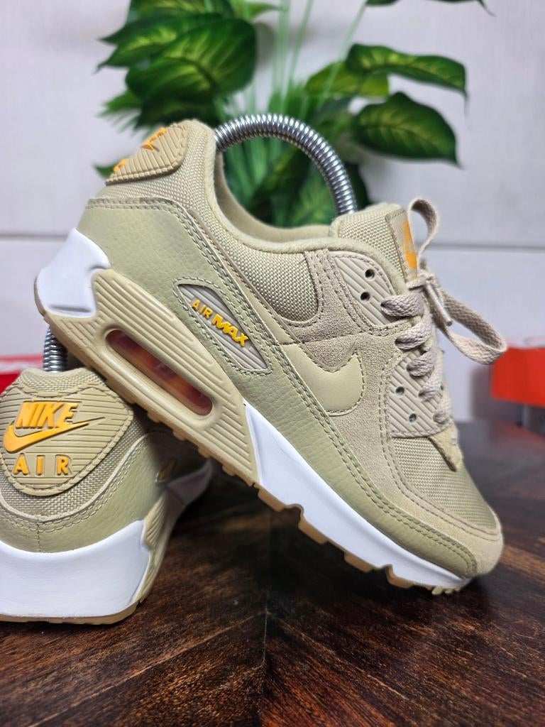 Nike Air Max 90 Wheat Grass maat 37,5, Beige, Nike, Ophalen of Verzenden, Nike