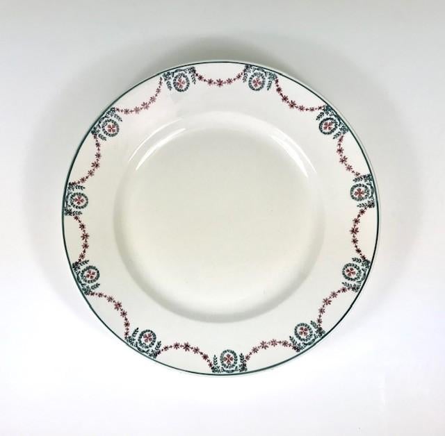 Longwy France groot serveerbord presenteer bord 1934