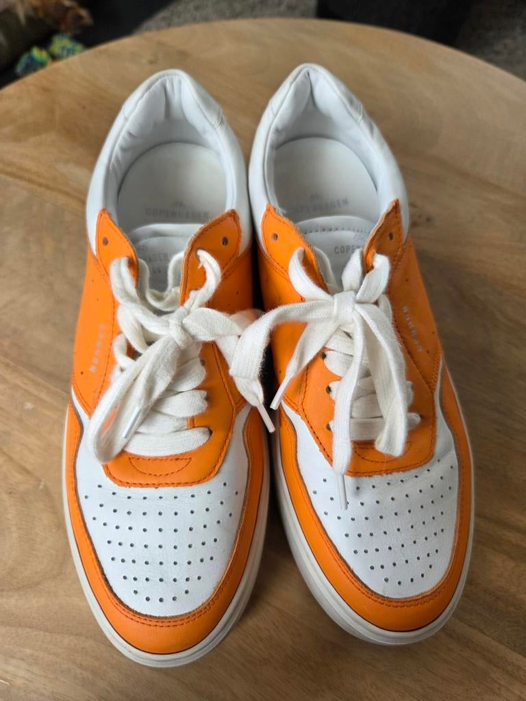Copenhagen sneakers oranje/wit leer maat 39, Ophalen of Verzenden