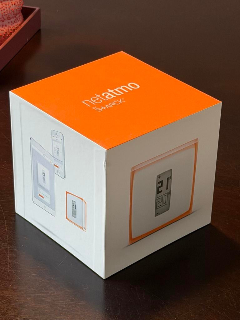 Netatmo Slimme Thermostaat (Design Philip Starck), Ophalen of Verzenden, Slimme thermostaat, Zo goed als nieuw