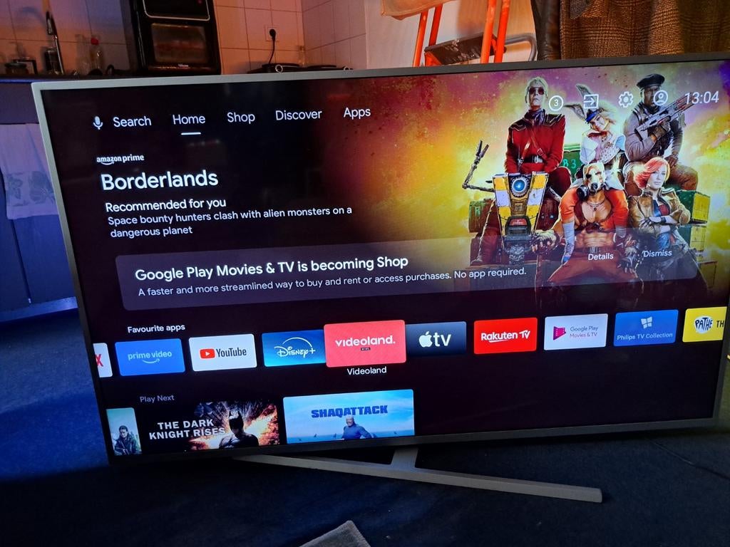 Philips Smart 4K TV met Ambilight 55inch, Ophalen, 100 cm of meer, 50 Hz, Philips