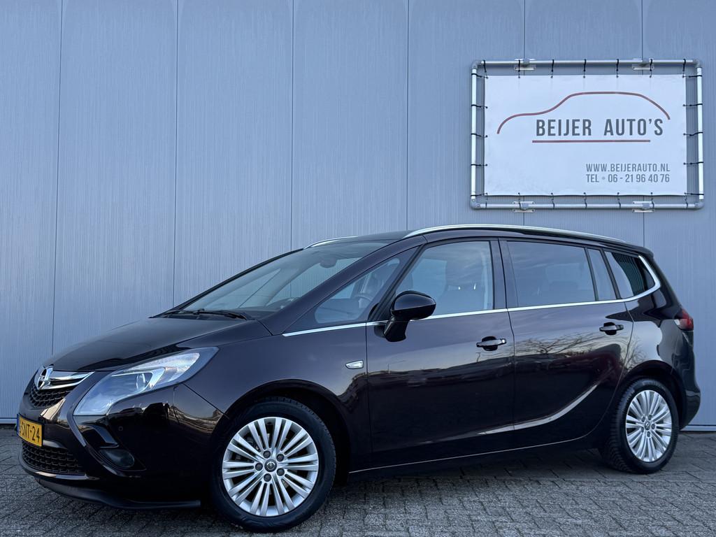 Opel Zafira Tourer 1.4 Design Edition Navigatie/Trekhaak/Cam, Auto's, Opel, Bedrijf, Te koop, Zafira, ABS, Achteruitrijcamera