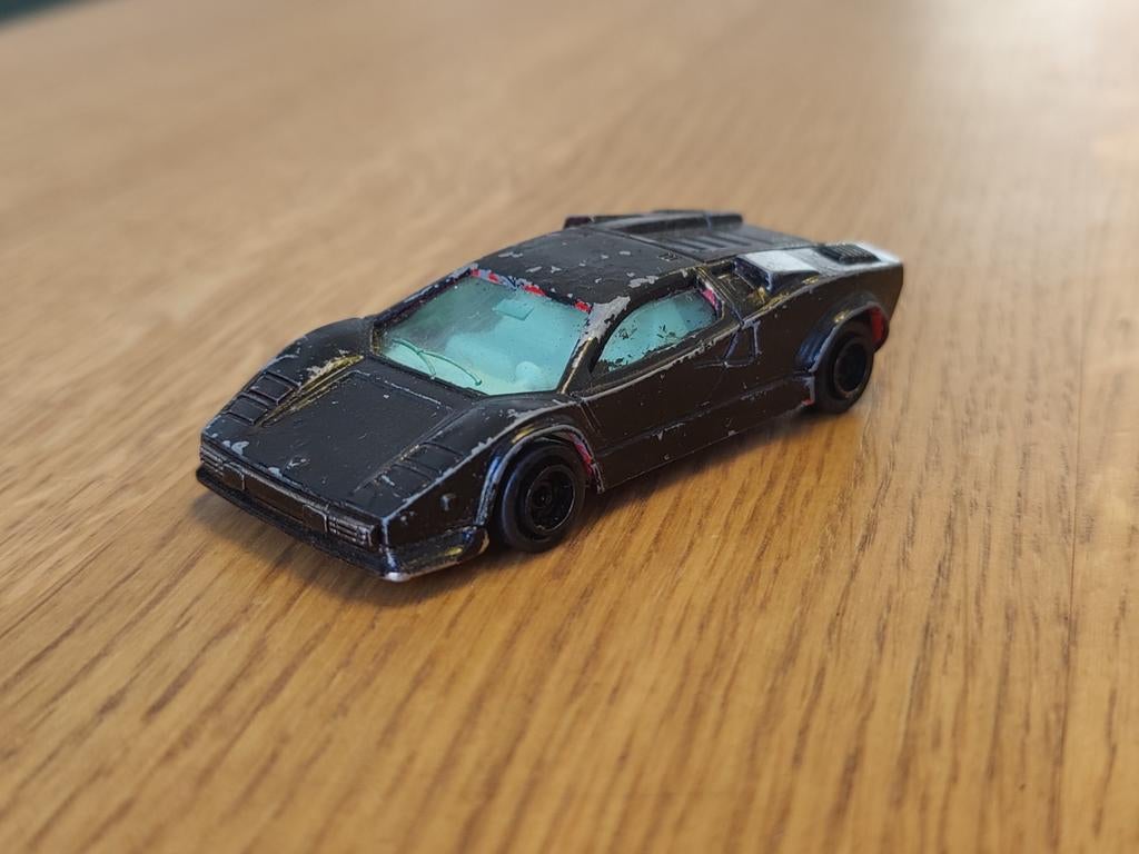 Majorette Lamborghini Diablo ZWART, Ophalen of Verzenden, Zo goed als nieuw, Auto