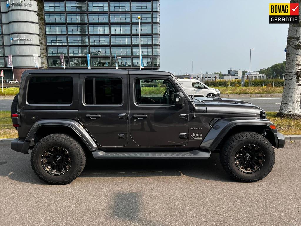 Jeep Wrangler 2.2D Sahara, Auto's, Gebruikt, Zwart, 4 cilinders, Lichtsensor
