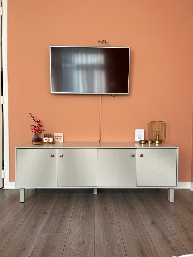 WOOOD tv meubel Madu, Ophalen, Gebruikt, 150 tot 200 cm, Minder dan 100 cm