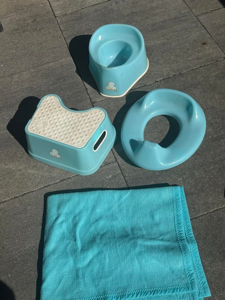 Set potje, opstapje, wc verkleiner, kleedje, Ophalen of Verzenden, Gebruikt