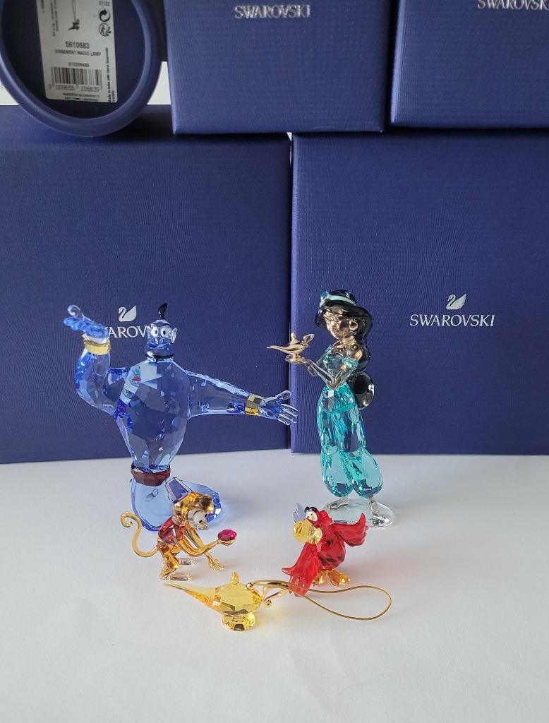Swarovski Disney 2022 Aladdin Set Compleet. Kristallijn Shop, Verzamelen, Swarovski, Swarovski@.com, Wattens, Nieuw, Ophalen of Verzenden