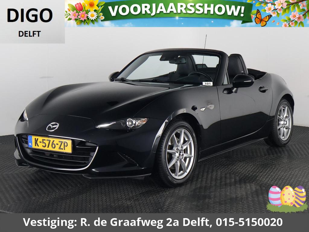 Mazda MX-5 2.0 SkyActiv-G 160 GT-M Soft-Top | Stoelverwarmin, 1998 cc, 4 cilinders, Cabriolet, Zwart