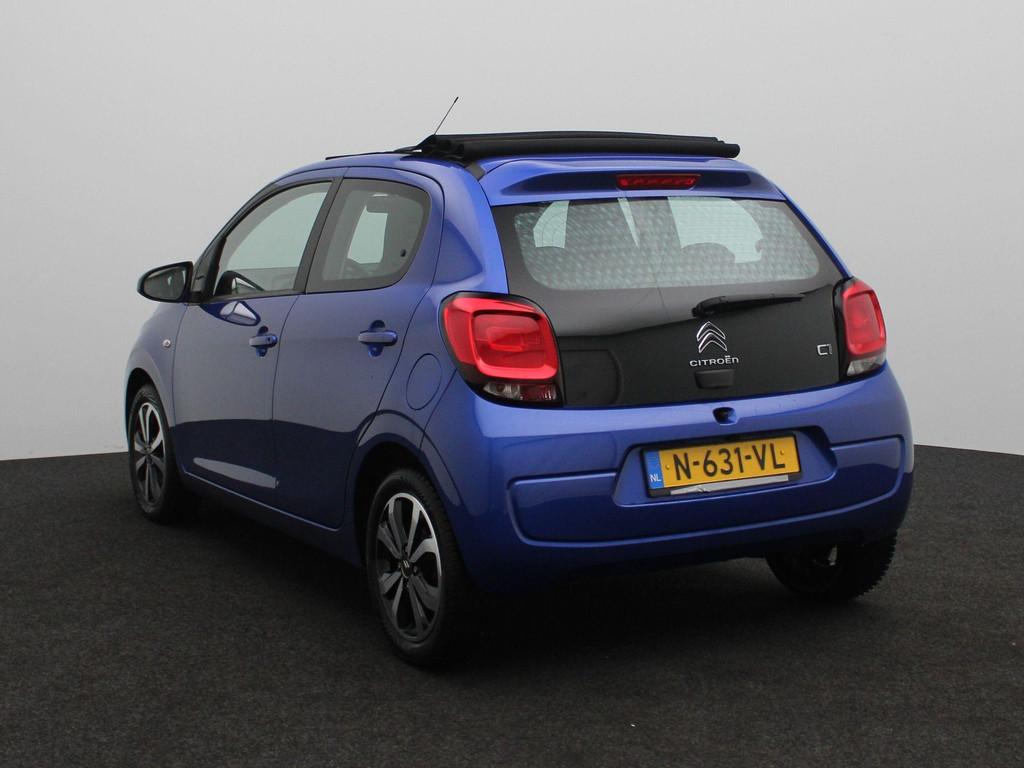 Citroen C1 1.0 VTi Airscape Shine | Achteruitrijcamera | Ope, Auto's, Citroën, Voorwielaandrijving, Stof, Gebruikt, Euro 6