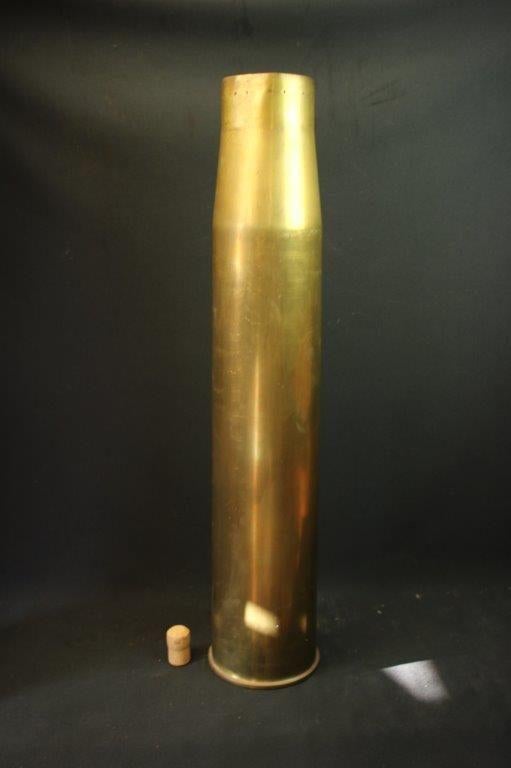 WO2 Britse Marine huls 4 inch 1944 LEEG, Ophalen of Verzenden, Marine, Engeland, Hulzen of Bodemvondsten