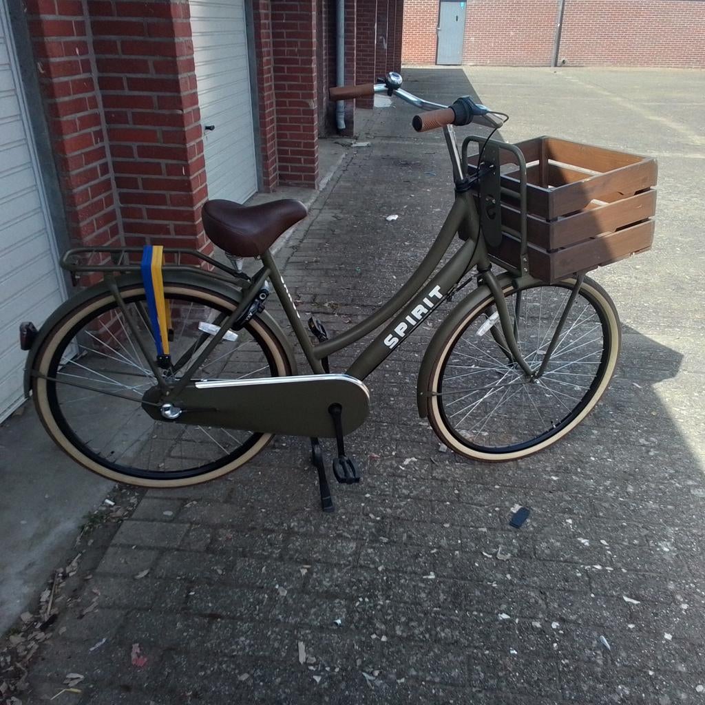 Te koop mooie damesfiets Spirit Cargo, 28 inch, 53 tot 56 cm, Ophalen, Zo goed als nieuw, Handrem