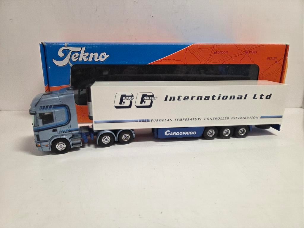 Tekno Scania 124 koeloplegger Geoff Gilbert UK, ., Zo goed als nieuw, ., Ophalen of Verzenden
