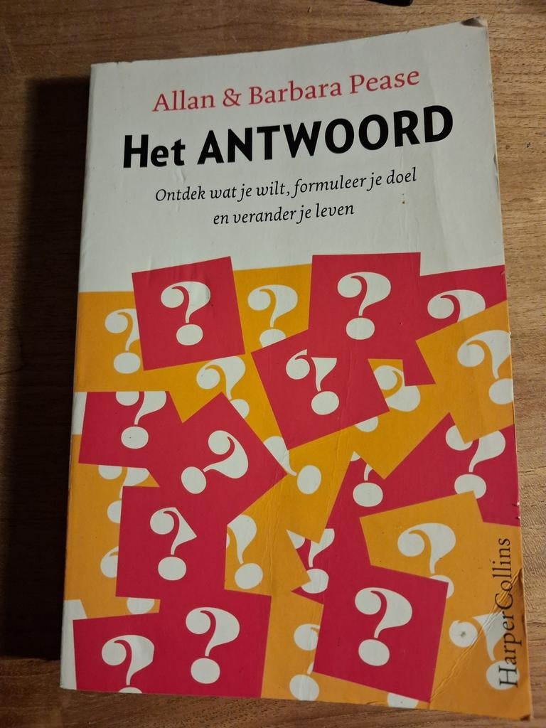 Het ANTWOORD - Allan & Barbara Pease in gelezen staat t.e.ab, Ophalen of Verzenden, Gelezen