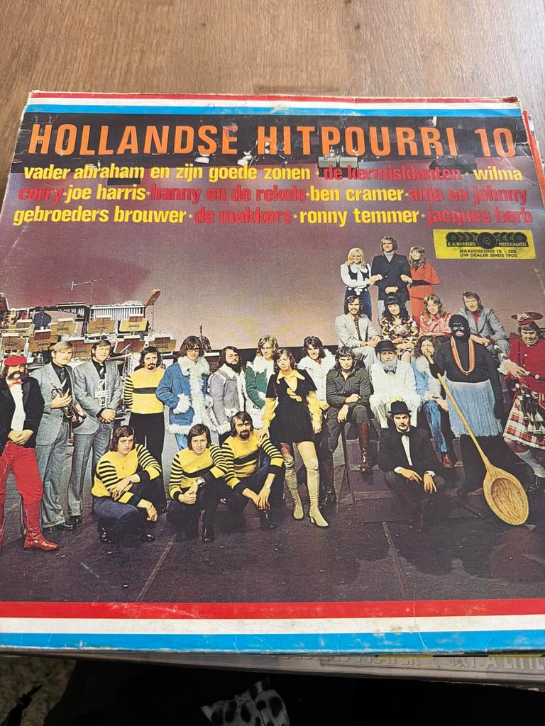 T4.  Hollandse Hitpourri 10 - Diverse Artiesten LP, Cd's en Dvd's, Ophalen of Verzenden, Gebruikt, 12 inch, Levenslied of Smartlap