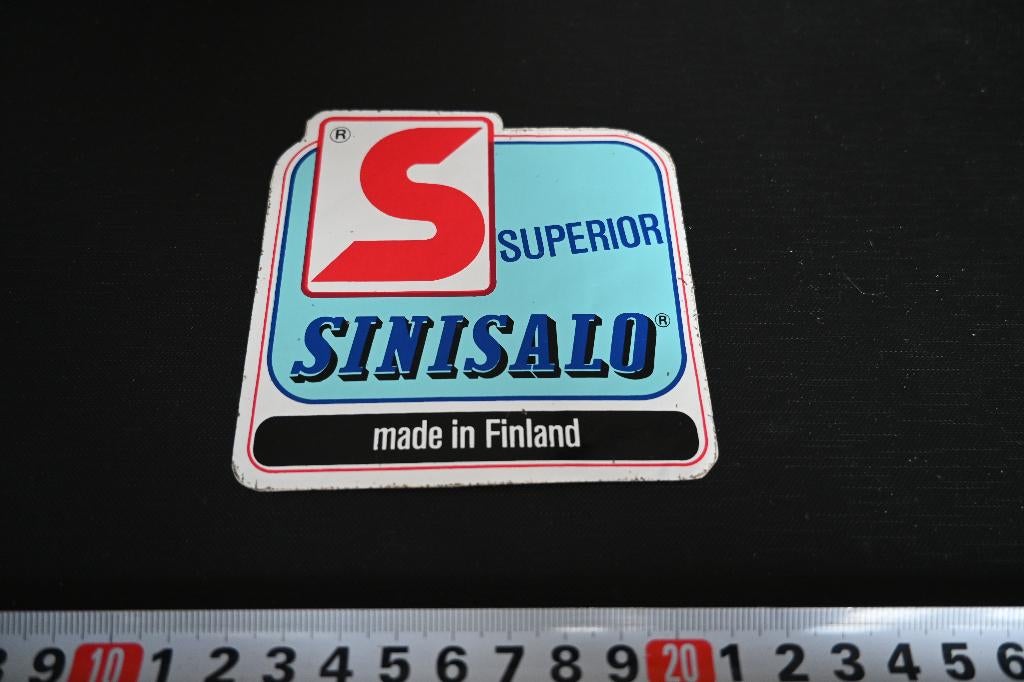 sticker Superior SINISALO made in Finland, Ophalen, Zo goed als nieuw