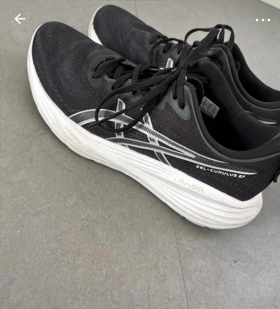 Asics Gel-Cumulus 27 Narrow dames maat 42 zwart, Ophalen of Verzenden, Zo goed als nieuw, Sportschoenen, Zwart