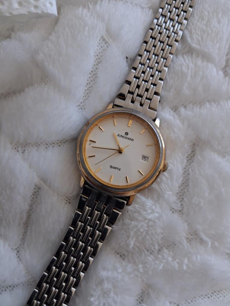 Junghans quartz horloge, Antiek en Kunst, Ophalen of Verzenden