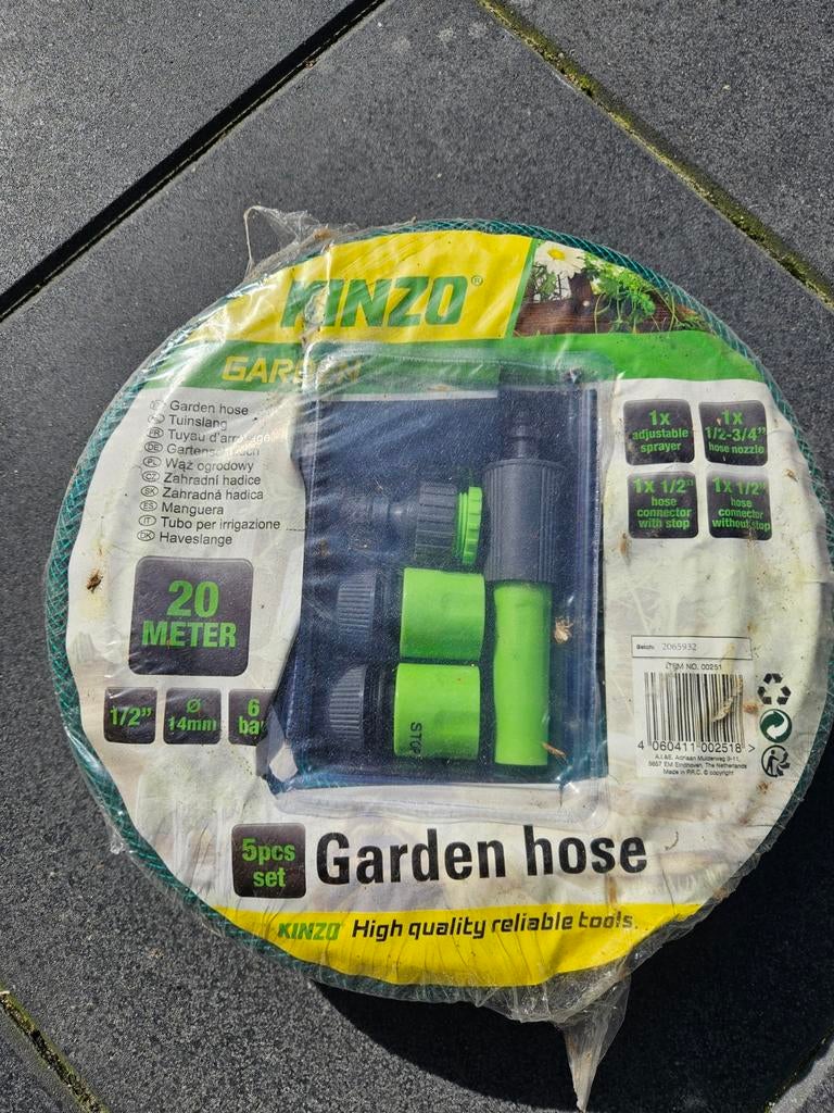 Nieuwe Tuinslangenset: 20m Druppelslang & 20m Tuinslang, Ophalen of Verzenden