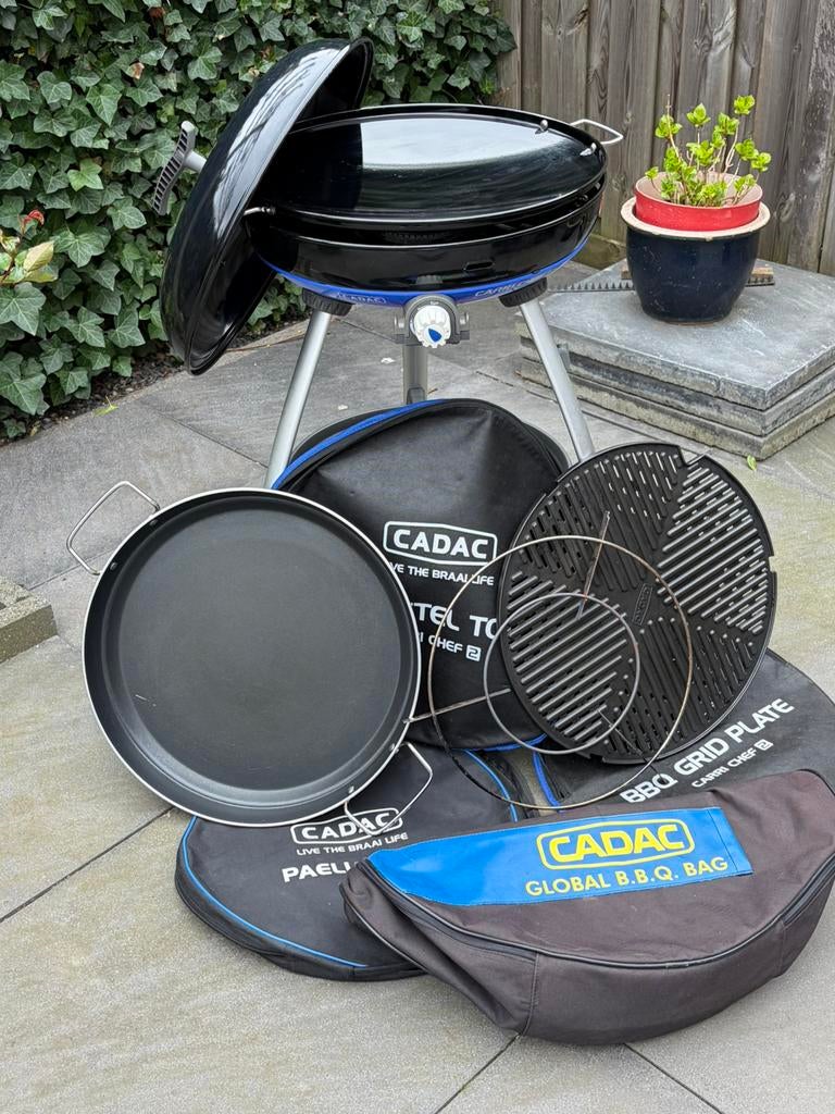 Cadac Skottel braai carri chef 2 met paella pan, Ophalen, Gebruikt