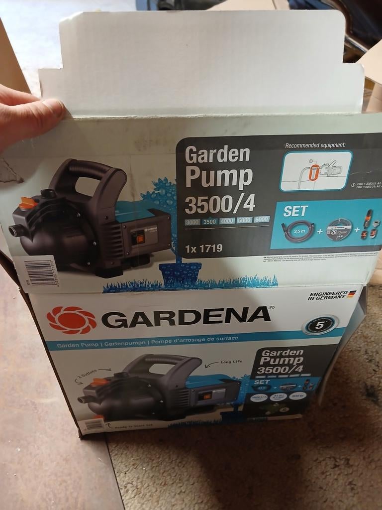 Nieuwe gardena pomp, Ophalen of Verzenden, Nieuw, Dompelpomp