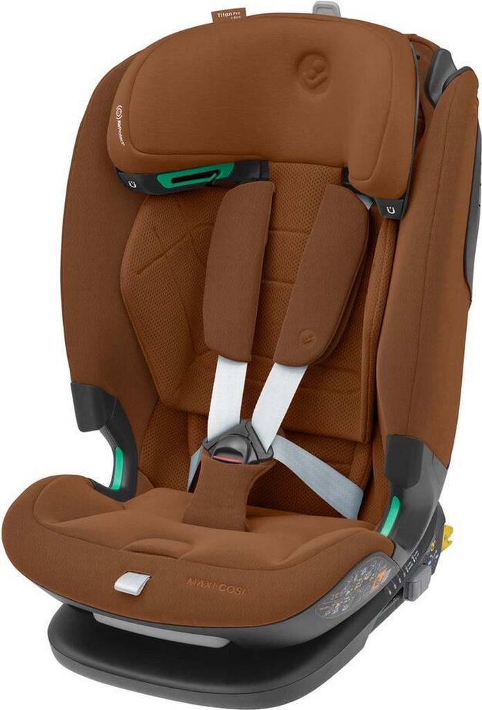 Maxi-Cosi Titan Pro2 i-Size Authentic Cognac autostoel, Gebruikt, Verstelbare rugleuning, Ophalen of Verzenden, 9 t/m 36 kg