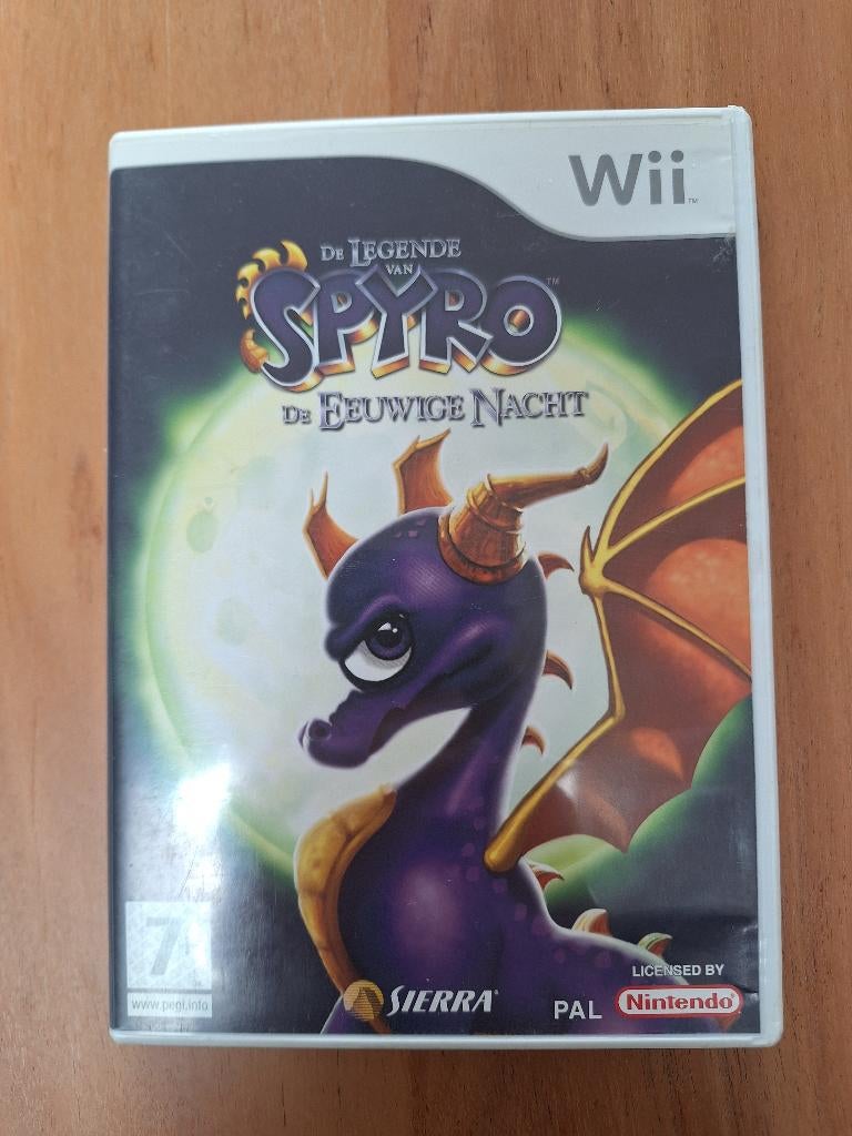 Wii De Legende van Spyro - De Eeuwige Nacht, Avontuur en Actie, 1 speler, Ophalen of Verzenden, Zo goed als nieuw