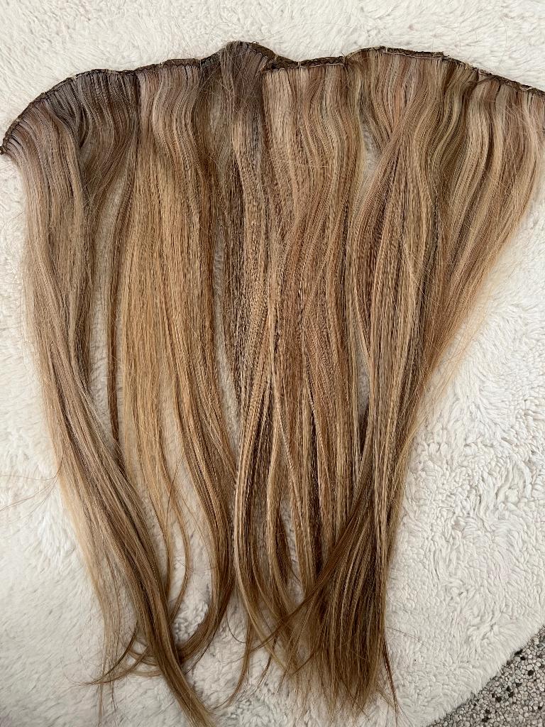 Hairextensions extend your hair, Ophalen of Verzenden, Zo goed als nieuw, Pruik of Haarverlenging
