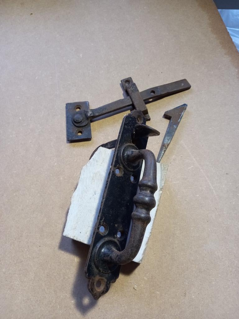 Antiek deurbeslag, Ophalen of Verzenden, Gebruikt, Minder dan 80 cm, Minder dan 80 cm